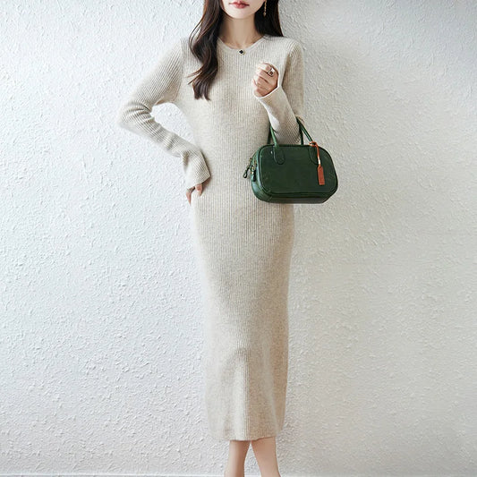 100% wool women's dress